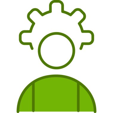 yönetici simgesi vektör çizimi