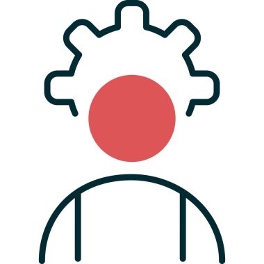 yönetici simgesi vektör çizimi