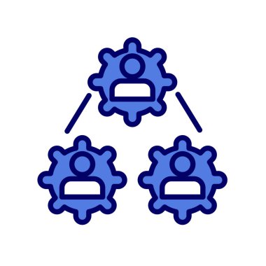 Ağ simgesi, vektör illüstrasyonu