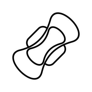 Hijyenik pedin vektör çizimi