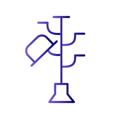 Hatstand simgesi, vektör çizimi