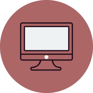 ekranı izle. Basit illüstrasyon