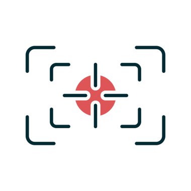 Focus 'un vektör illüstrasyonu