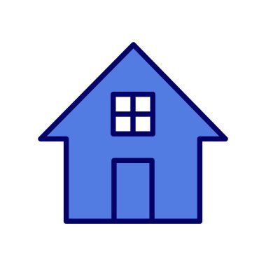 Ev simgesi vektör illüstrasyonu