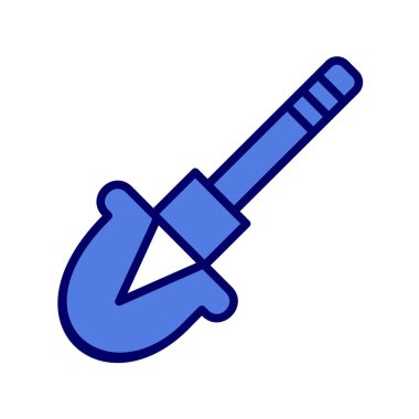 Düz vektör simge kürek