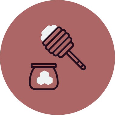 Bal Dipper simgesi vektör illüstrasyonu