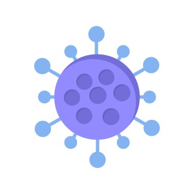 Virüs Simgesi, vektör illüstrasyonu