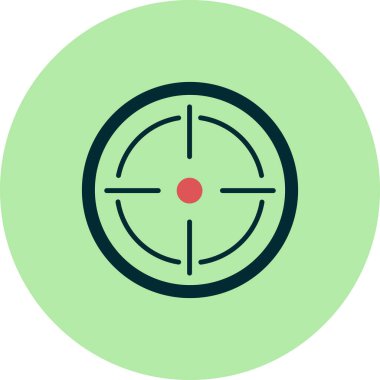 hedef simge vektör illüstrasyonu 