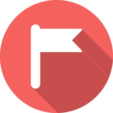 bayrak ikonu vektör illüstrasyonu 