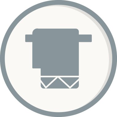 havlu ikonu vektör illüstrasyonu