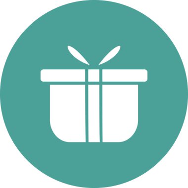 hediye simgesi, vektör çizimi 