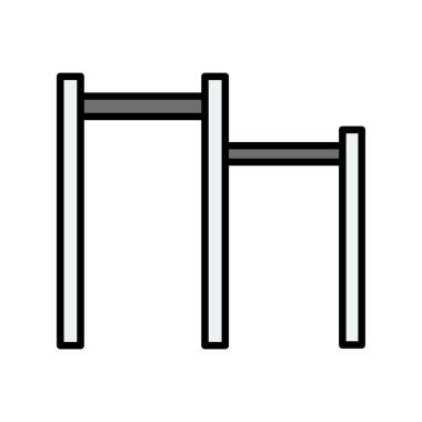 Chin Up simgesinin vektör görüntüsü  