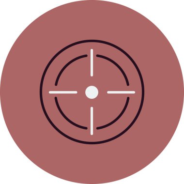 hedef simge vektör illüstrasyonu 