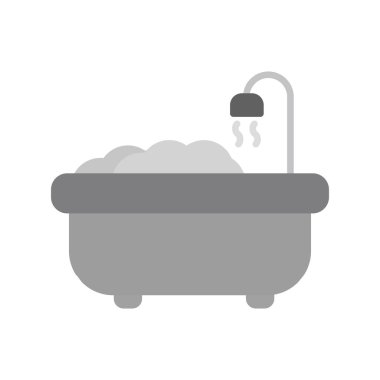 Küvet. Web simgesi basit tasarım 