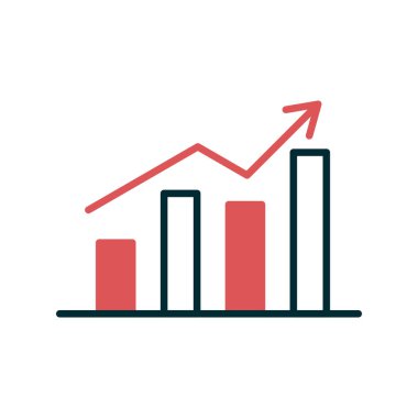 İş grafiği İstatistikler, basit web simgesi