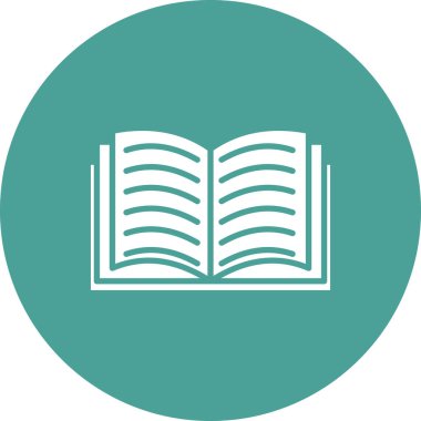 kitap simgesi vektör illüstrasyonu