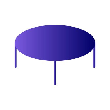 Trambolin. Web simgesi basit tasarım