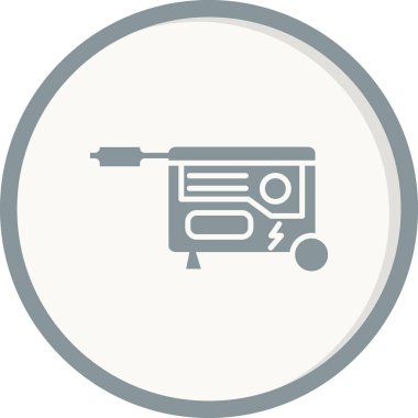 Güç oluşturma simgesi, vektör illüstrasyonu