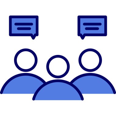 takım, grup simgesi vektör illüstrasyonu