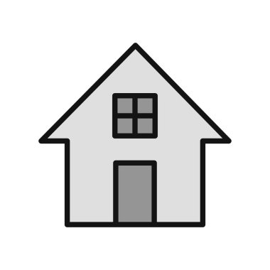 Ev simgesi vektör illüstrasyonu