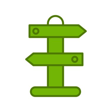 Pano simge vektör illüstrasyonunu imzala