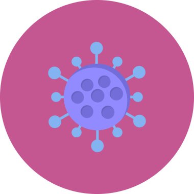 Virüs Simgesi, vektör illüstrasyonu