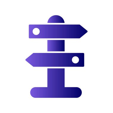 Pano simge vektör illüstrasyonunu imzala