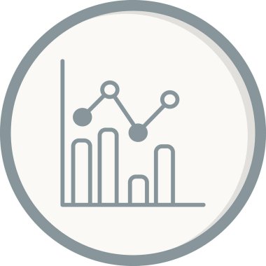 İş grafiği İstatistikler, basit web simgesi