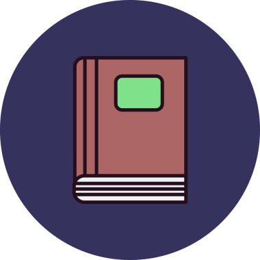 Kitap. Web simgesi basit tasarım