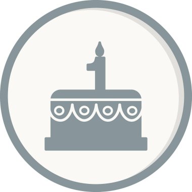 kek dilimi vektör illüstrasyonu