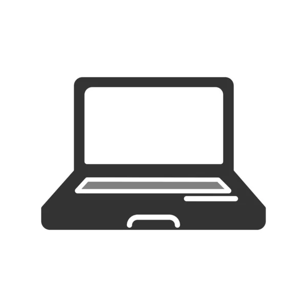 Значок Ноутбука Векторна Ілюстрація — стоковий вектор