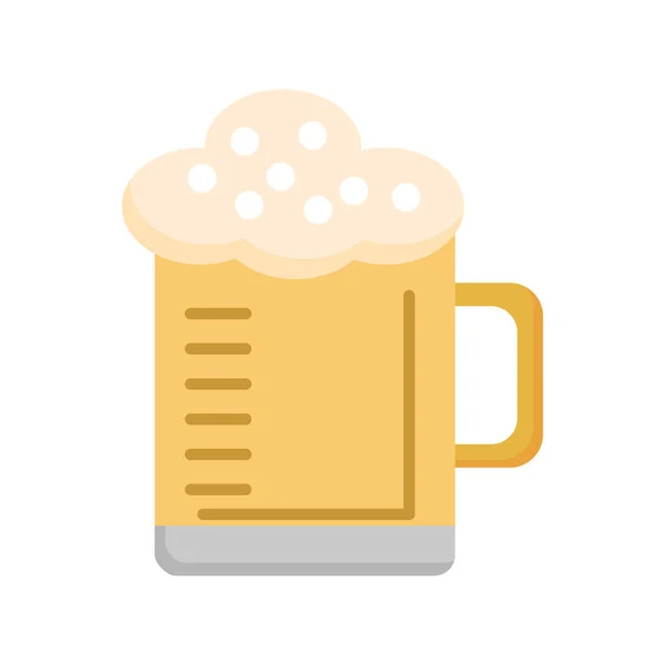 Beer Mug Web Icon Simple Design — Stock Vector