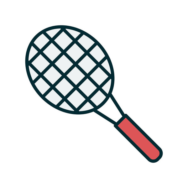 tennis racket. simple design 