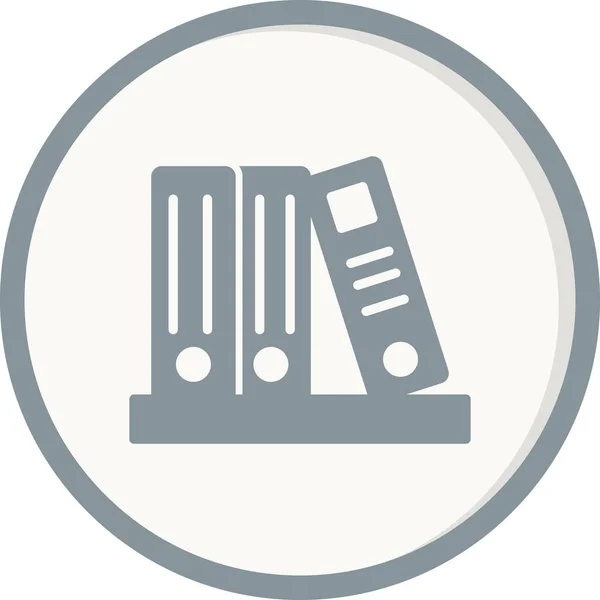 Icono Del Aglutinante Vector Ilustración — Vector de stock