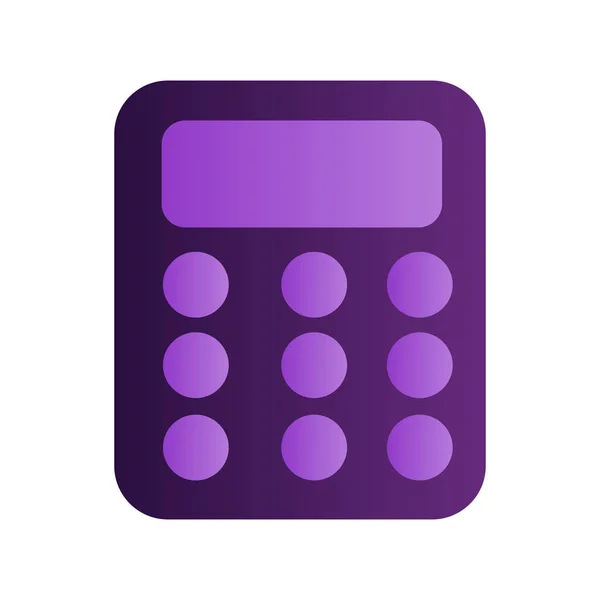 Calculator Web Icon Simple Illustration — Stock Vector