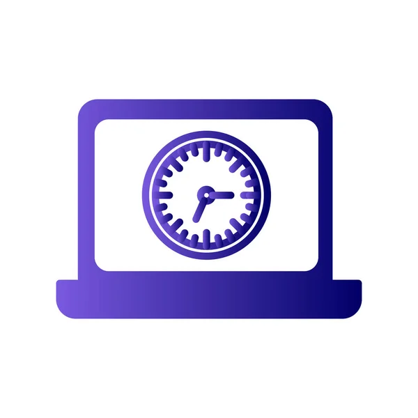 Laptop Pictogram Vector Illustratie — Stockvector