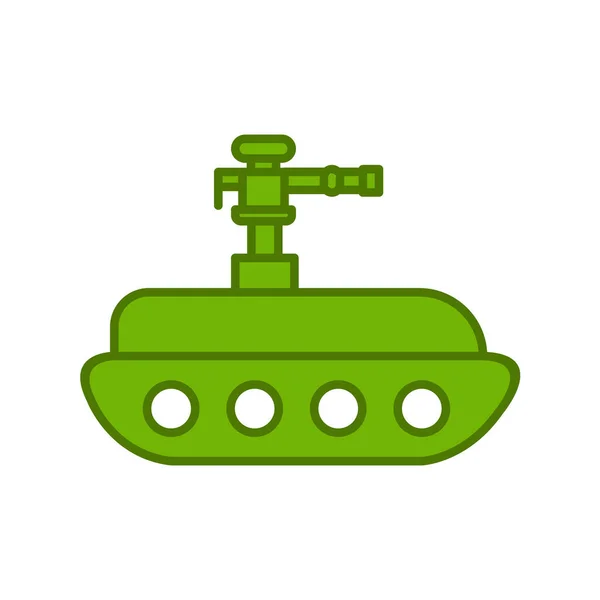 Vektor Illustration Des Tanks — Stockvektor