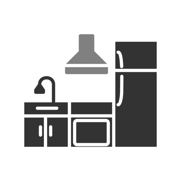 Kitchen Icon Vector Illustration — Stock Vector