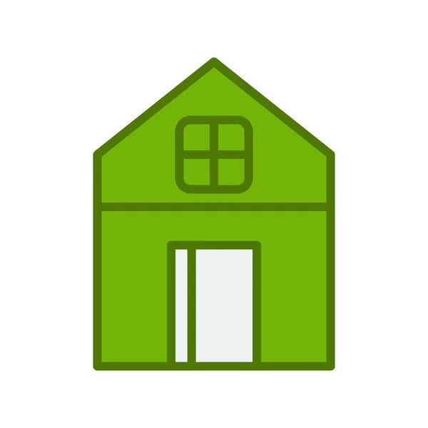 Huis Pictogram Vector Illustratie — Stockvector