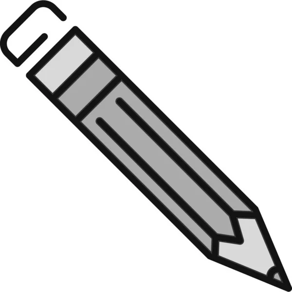 Ikona Ołówka Wektor Ilustracja — Wektor stockowy
