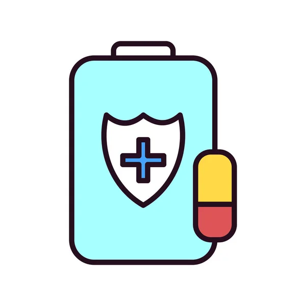 Medical Tablets Icon Vector Illustration — Stock Vector