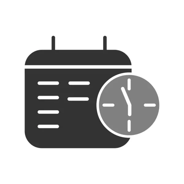 Time Management Icon Vector Illustration — Stock Vector