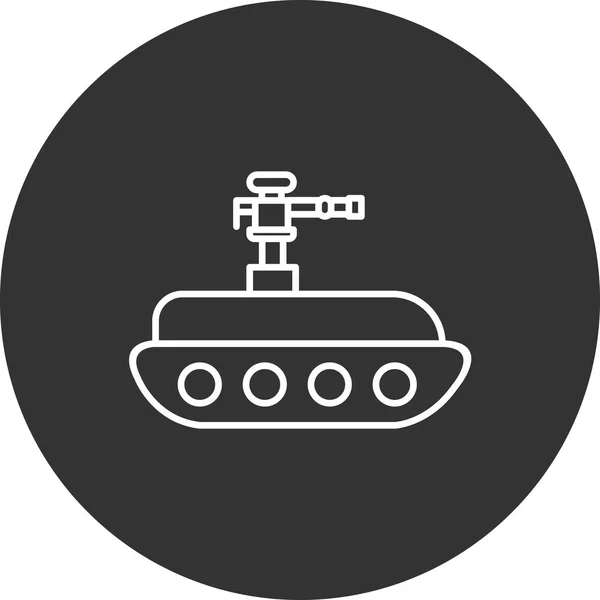 Vektor Illustration Des Tanks — Stockvektor