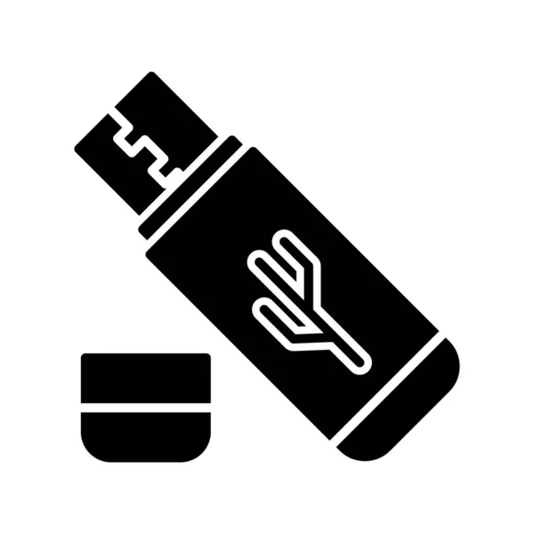 Usb Drive Icon Ilustração Vetorial —  Vetores de Stock