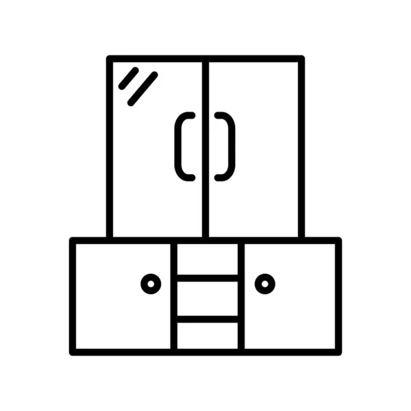 橱柜的矢量图解 — 图库矢量图片