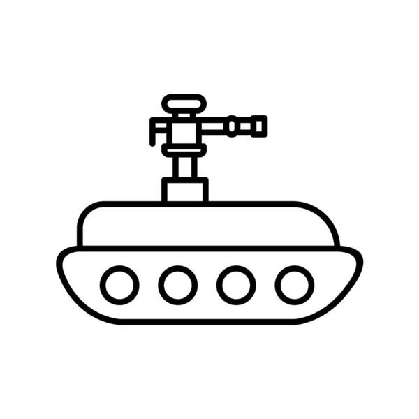Vektor Illustration Des Tanks — Stockvektor