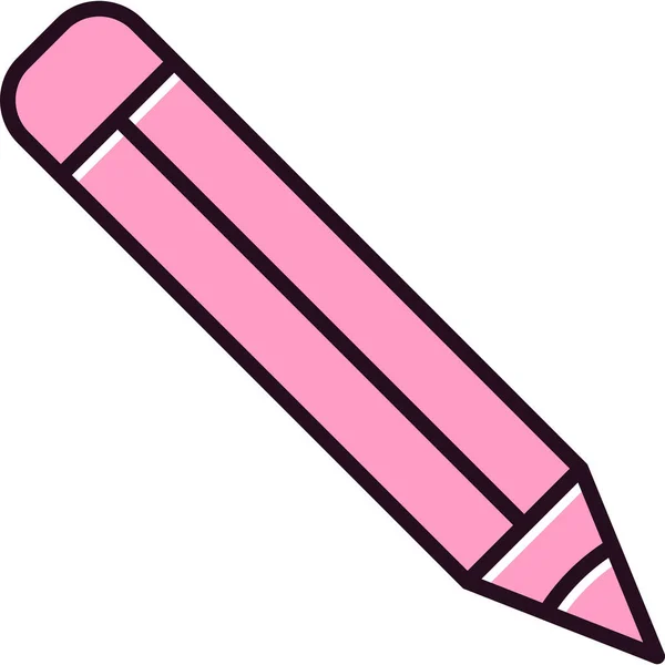 Bleistift Symbol Vektorillustration — Stockvektor