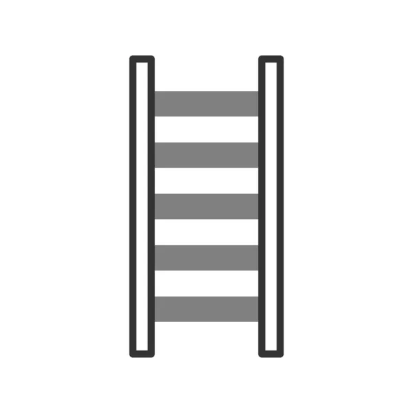 Ilustração Vetor Ícone Escada —  Vetores de Stock