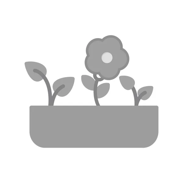 Planta Olla Icono Vector Ilustración Diseño — Archivo Imágenes Vectoriales