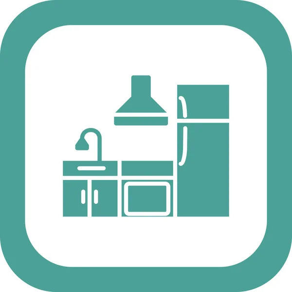 Kitchen Icon Vector Illustration — Stock Vector